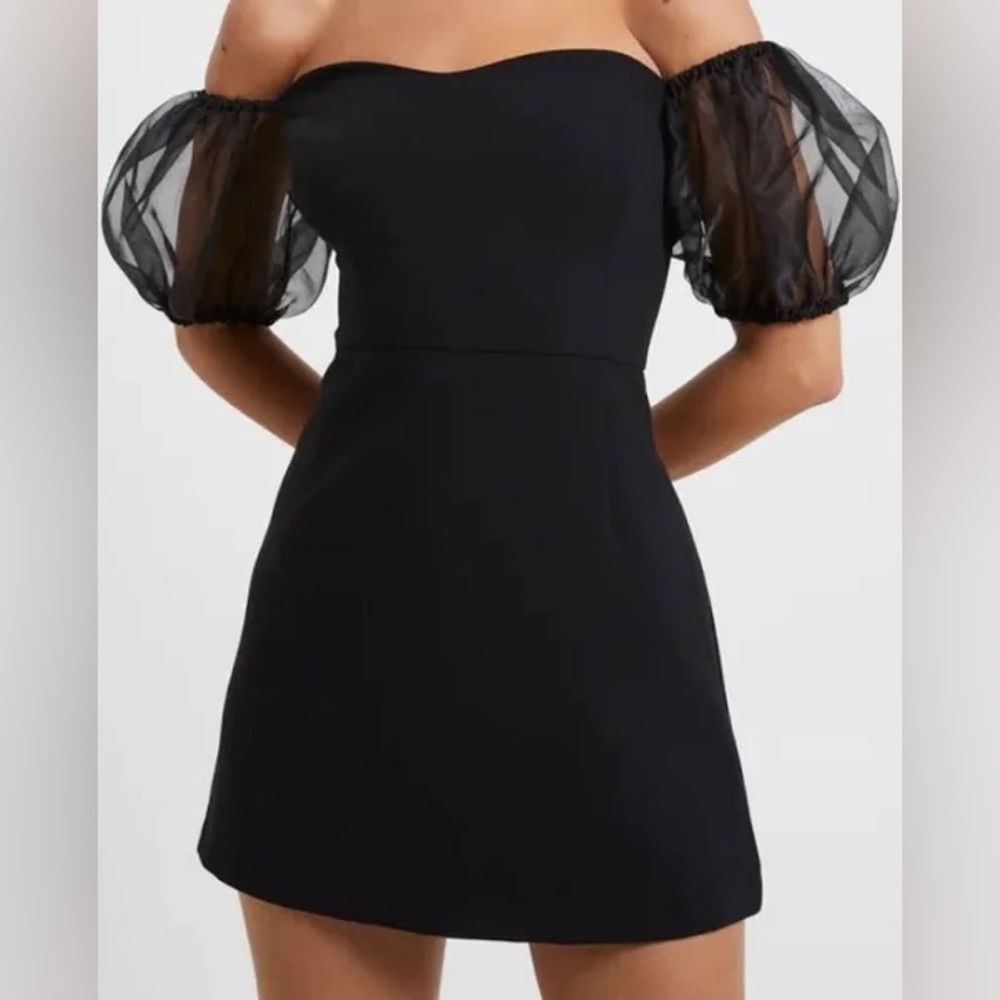 Whisper Puff Sleeve Dress